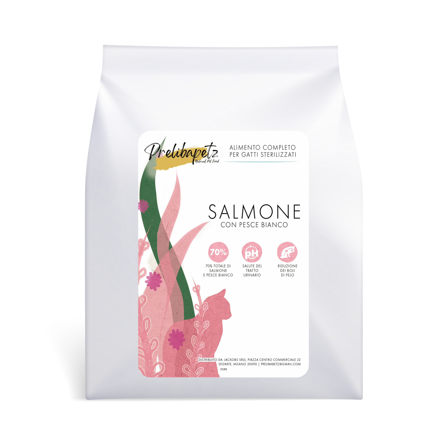 Prelibapetz-Salmone con pesce bianco - gatto adulto sterilizzato