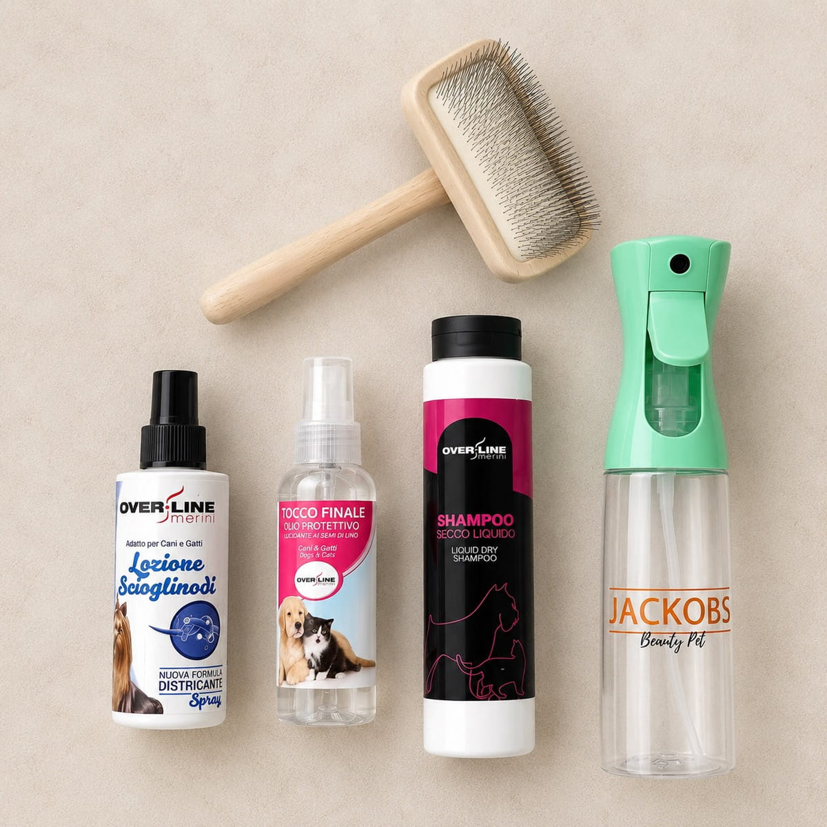 Prodotti contenuti nella Beauty Box Daily Jackobs visti dall'alto