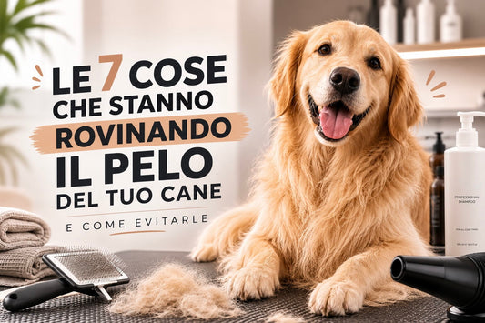 Cane con mantello sano - guida Jackobs sui 7 errori che rovinano il pelo del cane