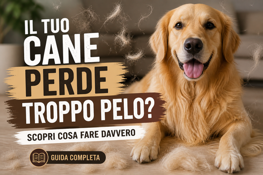 Il cane perde troppo pelo? Le cause e cosa fare davvero (guida completa)