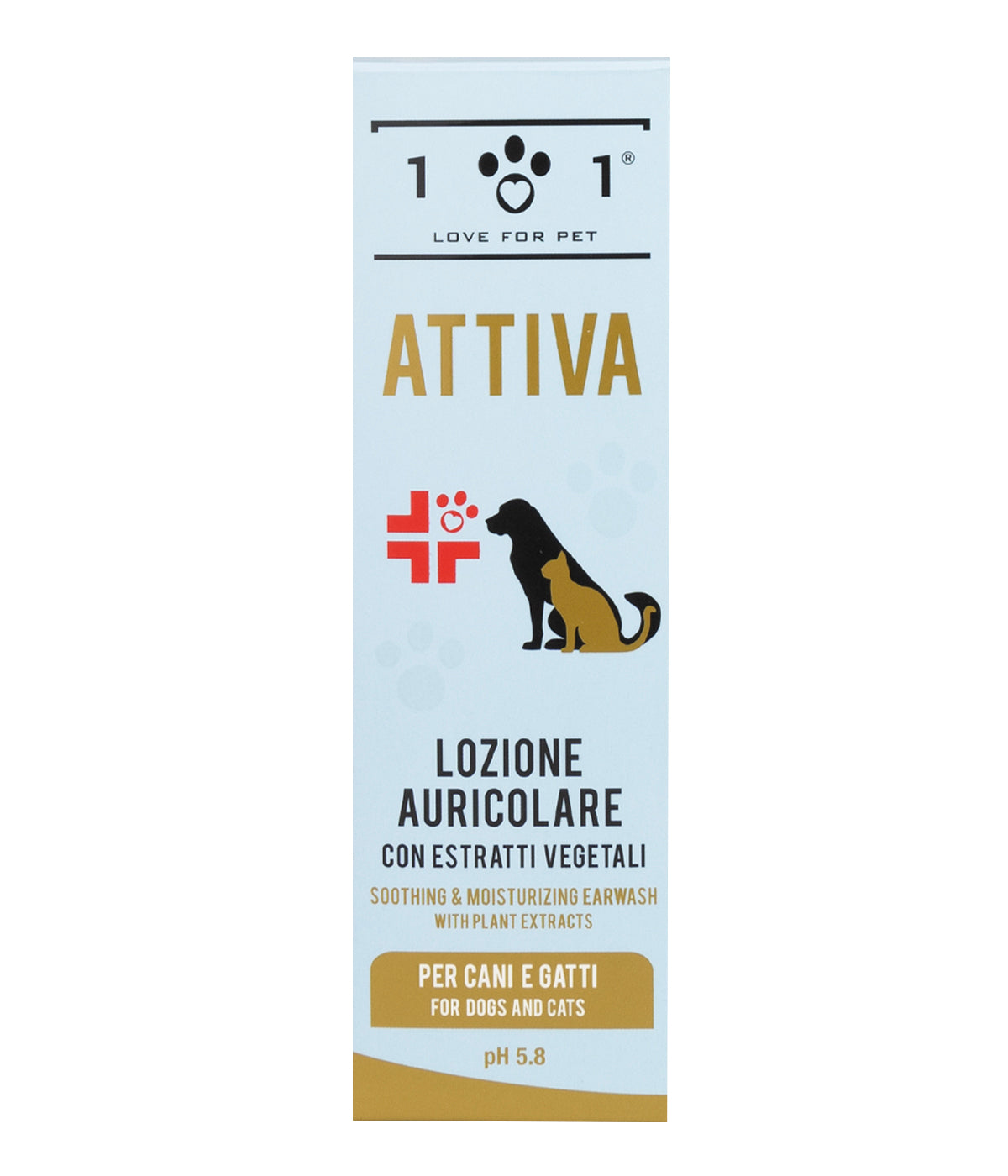 Lozione emolliente per pulizia orecchie di cani e gatti 100 ml