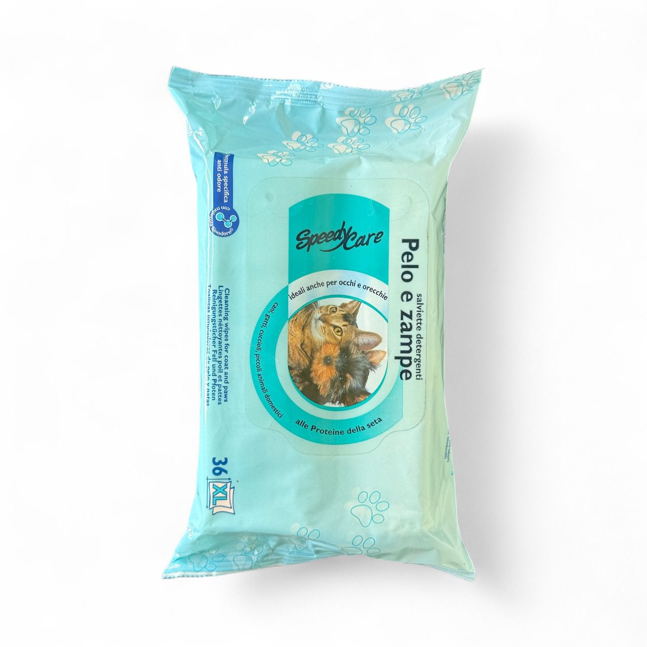 SALVIETTINE DETERGENTI PELO E ZAMPE