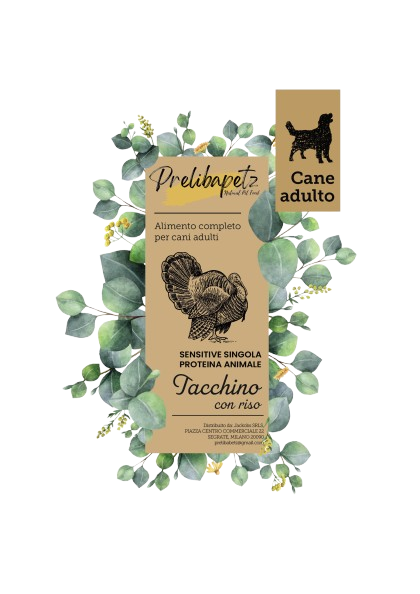 Prelibapetz-Tacchino con riso- cane adulto 10 Kg