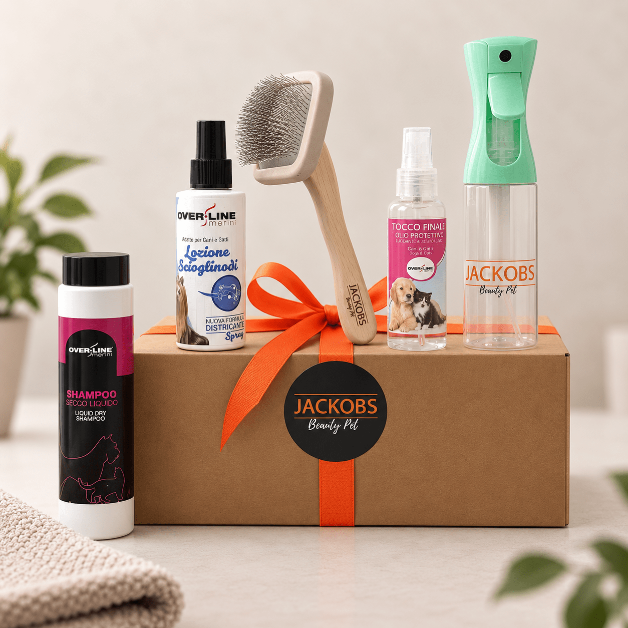 Beauty Box Daily Jackobs con prodotti per la cura quotidiana del mantello del cane