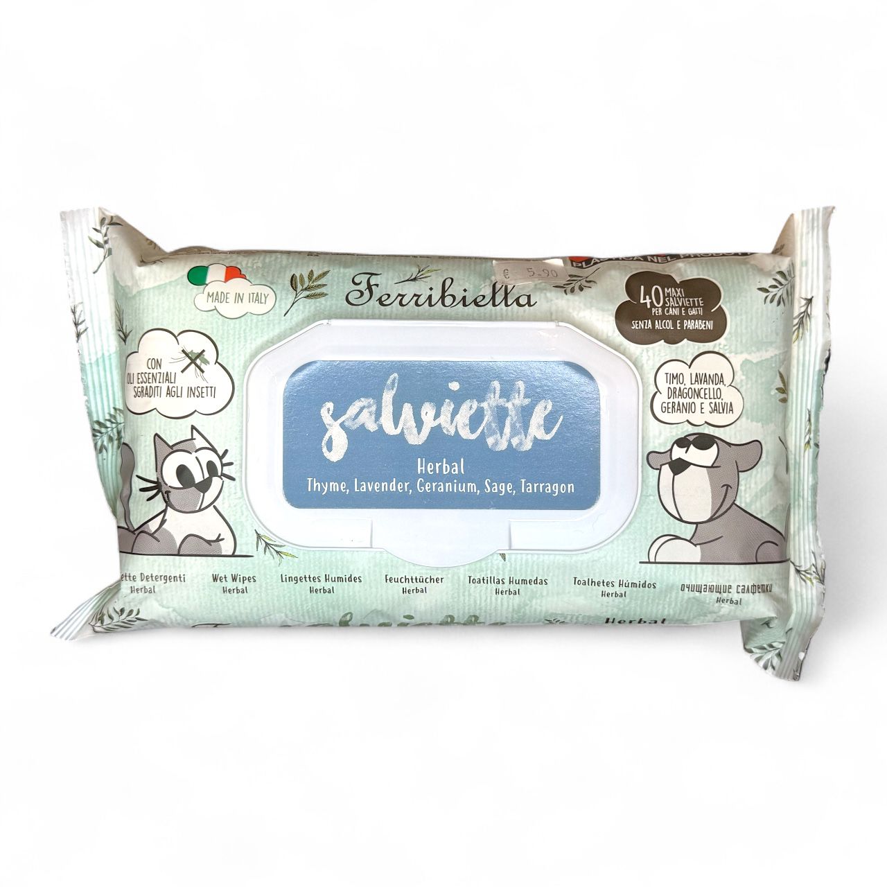 FERRIBIELLA-TIMO, LAVANDA, DRAGONCELLO, GERANIO E SALVIA